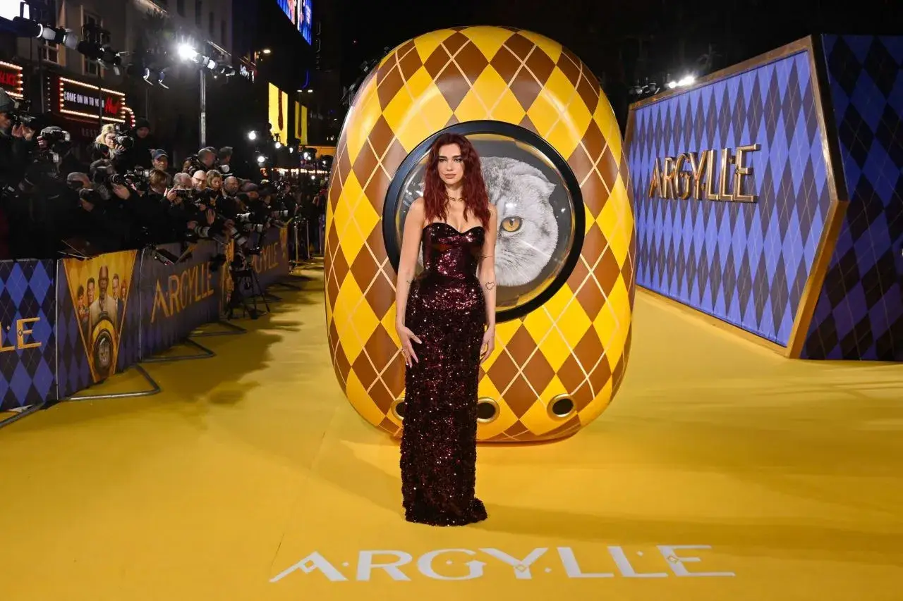 Dua Lipa Stills at Argylle Premiere in London